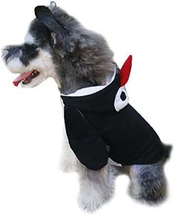 Gyapet Dog Sweater for Small Coat Cloth Shirt Halloween Funny Penguin Vampire Winter
