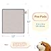 GuineaDad Original Reusable Pee Pads – 3-Pack Gray Fleece Pads for Guinea Pig Cages – 12x12 Inch Waterproof, Extra Absorbent Bamboo Core – Washable Liner for Small Pets – Cage & Carrier Supplies