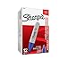 SHARPIE Permanent Markers, Broad, Chisel Tip, 12-Pack, Blue (38203)
