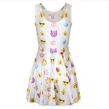 Voglee Women's Print Skater Dress