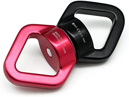 Erfect High Tensile Safty Swing Swivels Rotational Device Hanging Acessory Climbing Carabiner Gimbal Ring