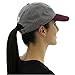 adidas Originals Women's Relaxed Adjustable Strapback Cap, Grey/Burgundy, One Size