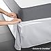 ZINUS SmartBase Bed Skirt, 14 Inch Drop, For Use with SmartBase, Easy On & Off Design, Queen