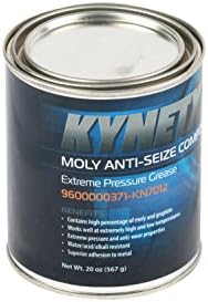 KynetxMoly Anti-Seize Compound, Extreme Pressure Thread Protector, Waterproof Oil, 20 Oz Can