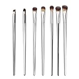 Kingfansion 8PCS Cosmetic Makeup Brush Makeup Brush Eyeshadow Brush (Silver)
