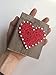 Sweet and small wooden rustic red string art heart block for Father's Day, Wedding, Anniversary, Valentine's Day, Christmas, House Warming, New Baby and just because gift.