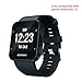 aczer-Y Compatible Replacement Band for Garmin Forerunner 35 Accessories Watchbands, 10 Color Replacement Watch Band with Stainless Buckle and Rubber Strap (Black)