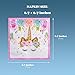 Unicorn Beverage Lunch Napkins - FZR Legend Sparkle Unicorn Themed Party Supplies | 6.7 x 6.7 Inches Folded | Unicorn Birthday Party Decorations for Girls and Baby Shower - Gold Pink (50 ct)
