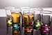 Palais Glassware Verre à Liqueur Elegent Heavy Base Shot Glass Set, 1.5 Ounce - Set of 6 (Bottom Sprayed Lime/Fuschia/Aqua/Yellow/Blue/Red)
