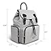Diaper Bag Backpack - Hafmall Waterproof Multifunction Baby Back Pack Nappy Bag for Traveling, Stylish & Large Capacity (Gray)