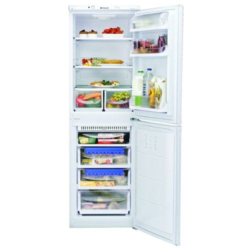 Hotpoint HBNF5517W Aquarius 225L 50/50 Frost Free Freestanding Fridge Freezer - White