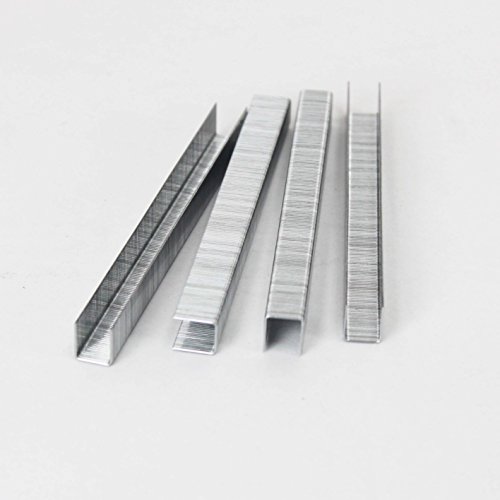 Meite 22-Gauge Fine Wire Staples – 13/32” Crown X 9/16” Leg Length, Galvanized, 10,000-Piece Box