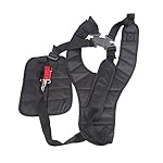 Hanperal Black Comfort Strap Double shoulder for Brushcutters / Trimmers / Strimmer Harness, Garden Brush Cutter Lawn Mower Nylon Belt