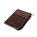 ID Stronghold - RFID Blocking Slim Minimalist Wallet - Front Pocket Wallet for Men and Women - Genuine Leather with Rugged Finish - ID Window and Zipper Compartment - The Original RFID Wallet Company