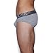 C-IN2 Men's Core Lo No Show Profile Brief, Grey Heather, Small