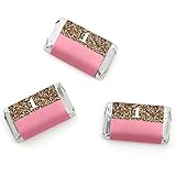 1st Birthday Girl - Fun to be One - Mini Candy Bar Wrappers Birthday Party Favors - 20 Count