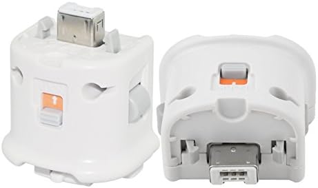 Motion Plus Adapter Sensor NewBull Accelerator for Wii Remote Controller Including 2 Pack White