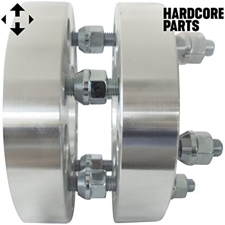 ATV Engineering 2 Qty Wheel Spacers Adapters 2.5" (1.25 inch Per Side) fits All 5x4.75 Vehicle to 5x4.5 Wheel Patterns with M12 x 1.5 Threads