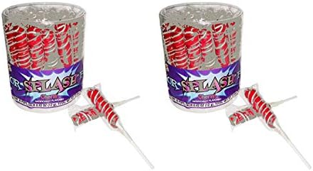 COLORSPLASH LOLLIPOPS Jar, 30 Pops, 12.69 oz, Red Cherry (2 Pack)