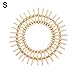 Hainter Boho Style Rattan Mirror, 11
