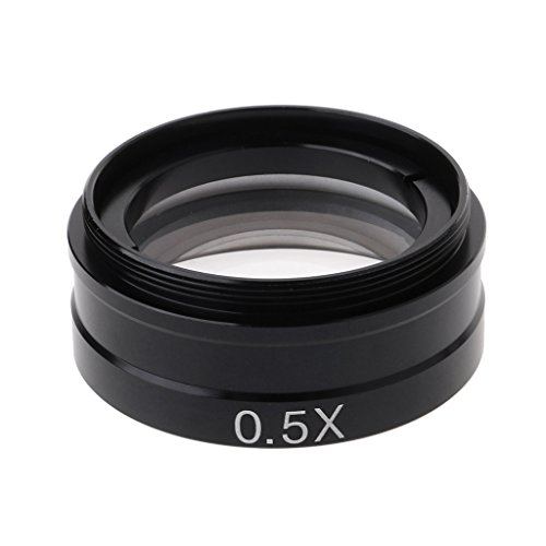 Hukai 0.5X Barlow Lens Auxiliary Objective Glass For XDC-10A Microscope C-MOUNT Lens