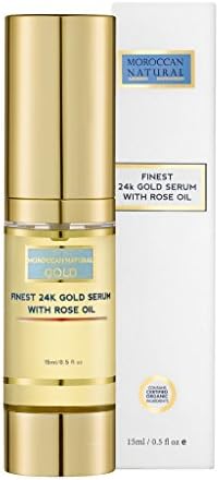 Moroccan Natural Organic Argan Rose Serum, 1.05 oz.