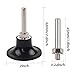 Coceca 2 Pack Roloc Disc Pad Holder, Universal Quick Replacement 2 Inches Disc Pad Holder with a Quarter inch Shank for Polishing Round Rotating Tools