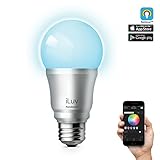 iLuv Rainbow7, Smart Bluetooth Multicolor Dimmable LED Light Bulb with Scheduling and Grouping through Free App