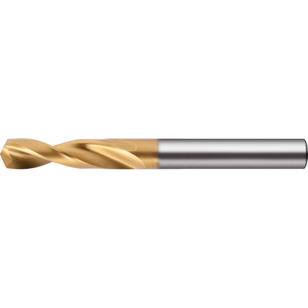 Gühring 9055210072000 DIN 1897 Type GT HSSE-PM Short Twist Drill, 0 V, Silver/Gold