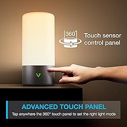 Vont RGB Table Lamp, Bedroom Lamp w/ Touch