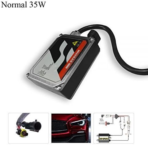 1PC Universal AC 12V 35W Slim Ballast HID Replacement Conversion Kit for Xenon Light Lamp High Intensity Discharge Light For H1 H3 H4 H7 H8 H9 H1 H11 H13 HB1 HB3 HB4 HB5