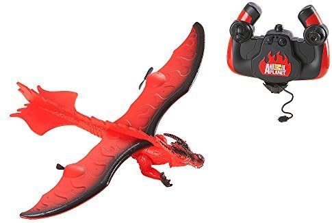 Animal Planet Radio Control Flying Fire Dragon - Red