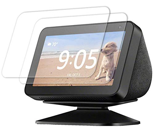 Screen Protector for Echo Show 5, Amazon Echo Show 5 Screen Protection Accessories, Anti-Scratch Tempered Glass, 2019 Release [2 Pack]