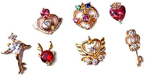 Amazon セーラームーン ネイル パーツ 最高級 ジルコニア