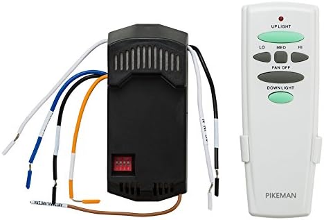 53T Universal Ceiling Fan Remote Control, Remote & Receiver 28R, 3 Speed And Light Dimmer, Compatible With 53T 11T 35T HD5 UC7030T UC9050T Remote Etc