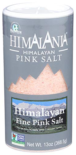 Natierra Himalania Himalayan Shaker, Fine Pink Salt, 13 Ounce
