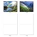 The Best Card Company - Box of 10 All Occasion Cards Blank (4 x 5.12 Inch) - Scenic Landscape Cards Assorted - Rainbow Bright M4963OCB-B1x10