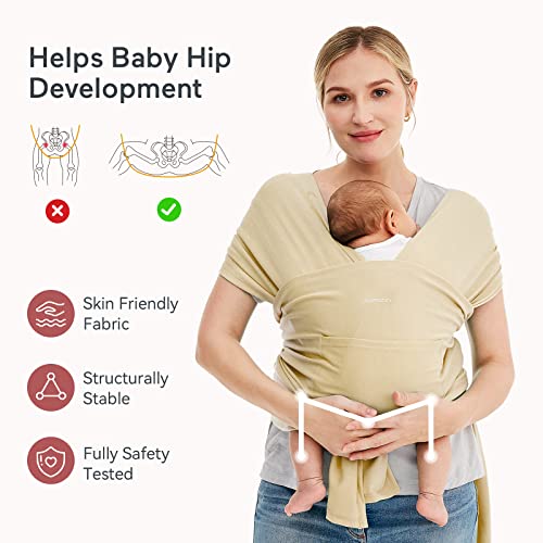 Momcozy Baby Wrap Carrier Slings, Infant Carrier Slings for Newborn up