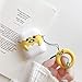 Gift-Hero Compatible with Airpods 1&2 Soft Silicone Cute Case,Cartoon 3D Fun Animal Food Funny Cool Kawaii Designer Kits Character Skin Fashion Chic Cover for Girls Boys Kids Teens Air pods (Lazy Egg)