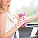 CHILLOUT LIFE 20 oz Stainless Steel Tumbler with Lid - Double Wall Vacuum Insulated Coffee Mug with Splash Proof Lid and Straw for Hot & Cold Drinks, Pink Tumbler