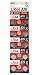 GI LR44 A76 AG13 1.5 Volt Alkaline Button Cell Batteries for Watches Clocks Remotes Games Controllers Toys & Electronic Devices (10) primary