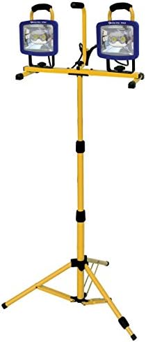 Voltec 08-00716 Dual 44 Watt Cob AC LED Work Light with Tri-Pod Stand, 8400 Lumens