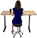 Wobble Stool Standing Desk Chair, Flexible Seating Adjustable Office Ergonomic Desk Wobble Stool for Alternative Classroom Seating, Active ADHD Wiggle Chair