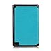 2015 New Fire 7'' Case - Premium Leather Folio Stand Case Cover for Amazon New Fire 7'' Tablet 2015 Version Tablet Only (blue)