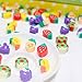 Nicolarisin Eraser Set, 100PCS Novelty Mini Fruit Rubber Pencil Eraser Stationery Kids Children Gifts Party Favors Carnivals Easter Egg and School Supplies