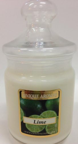 9.5 oz Dye-Free Soy Candle - Lime-A refreshing aroma of freshly squeezed lime
