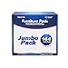 Furniture Buffers 8 Different Sizes of Felt Furniture Pads with 2 Large Rectangle Sheets, Black, Jumbo Pack (144 Count)