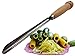 Keklle ZUCCHINI SQUASH CORER Cucumber Eggplant Potato Apple Stuffed Vegetable Wood WOODEN HANDLE 10