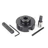 Big Horn 13209 3-Inch Rosette Cutterhead for Drill Press, 1/2-Inch Shank