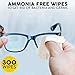Care Check Lens Wipes, 300 Pre-Moistened Cleaning Wipes for Cameras, Laptops, Cell Phones, Eyeglasses, Other Screens and More